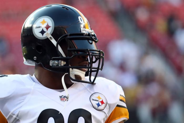 Linebacker James Harrison is one of the best defensive players in Steelers' history.